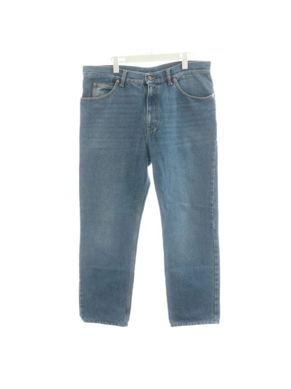 Gucci Denim Pants Jeans G Zipper Fly 38 Blue Xdbbq AN23 AA